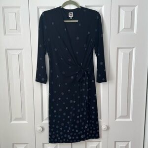 Anne Klein Faux Wrap Dress Size M